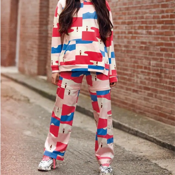 Marella Pants. With a beautiful print. New! - Picture 1 of 9